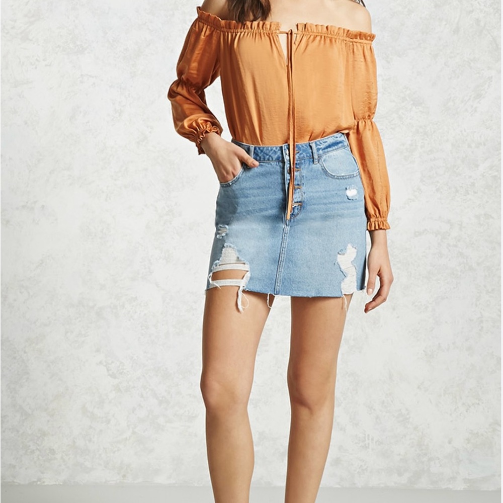 Forever 21 Off-the-Shoulder Bodysuit